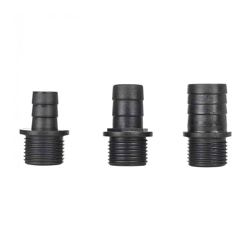 Image of La Bassine air pump nozzle attachments for different valve sizes